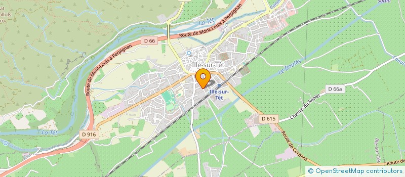 localisation de l'entreprise MADAME ROSE MARIE QUINTA à ILLE-SUR-TET