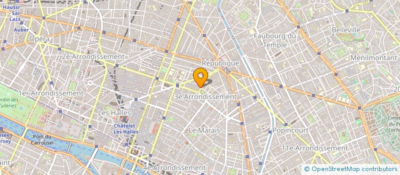 localisation de l'entreprise MADAME ROSE MARIE SALVADORI  PARIS