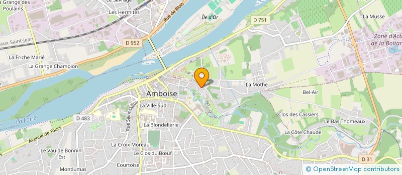 localisation de l'entreprise MADAME ROSE-MARIE TURMEAU  AMBOISE