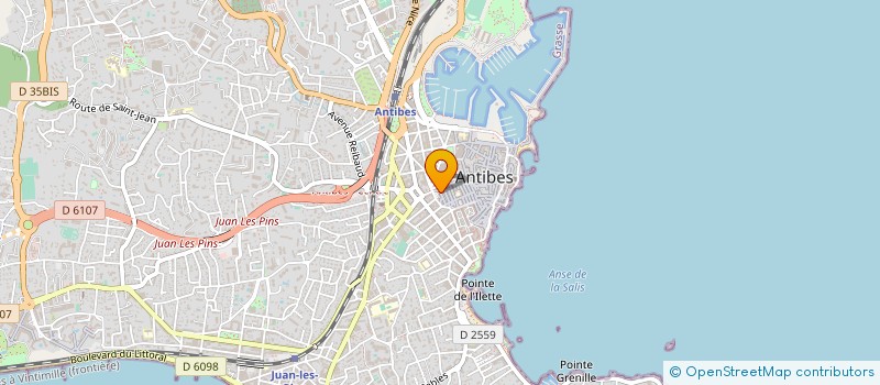 localisation de l'entreprise MADAME ROSE-MARIE VALLAT à ANTIBES