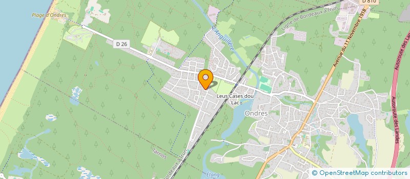 localisation de l'entreprise MADAME ROSE-MARIE VIDAL  ONDRES