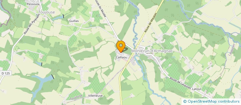 localisation de l'entreprise MADAME ROSE-MARIE VOUGO  TOUJOUSE