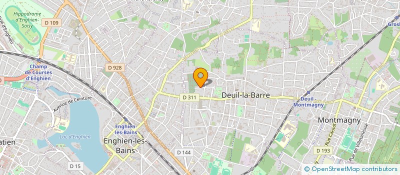 localisation de l'entreprise MADAME ROSE MARTIN  DEUIL-LA-BARRE