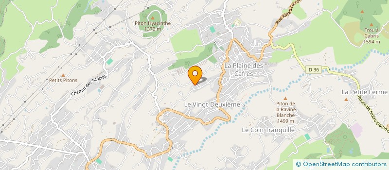 localisation de l'entreprise MADAME ROSE-MAY SERY  LE TAMPON