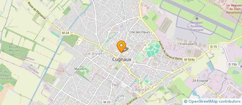 localisation de l'entreprise MADAME ROSE MERLE  CUGNAUX