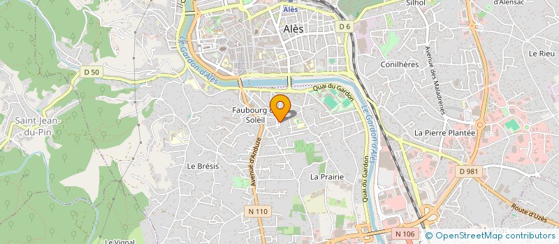 localisation de l'entreprise MADAME ROSE MESSAOUDI  ALES