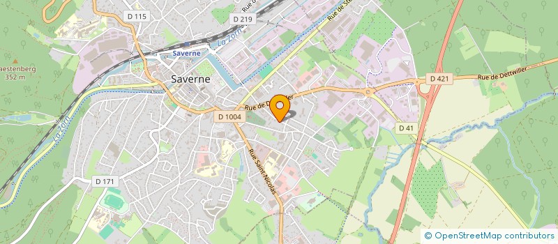 localisation de l'entreprise MADAME ROSE MEYER  SAVERNE