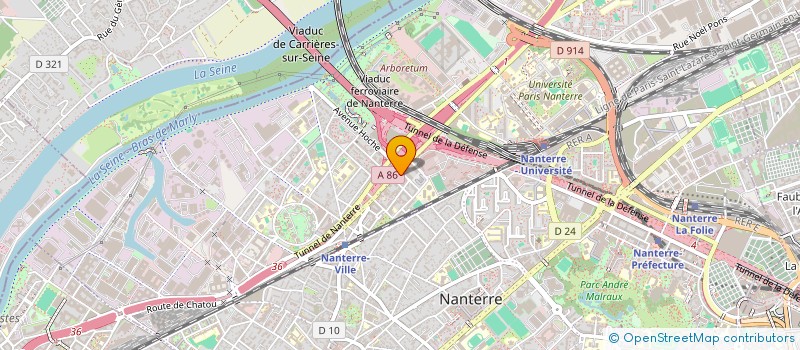 localisation de l'entreprise MADAME ROSE MOLONGO BITA  NANTERRE