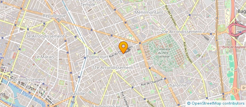 localisation de l'entreprise MADAME ROSE NICOLAS DE SALES  PARIS