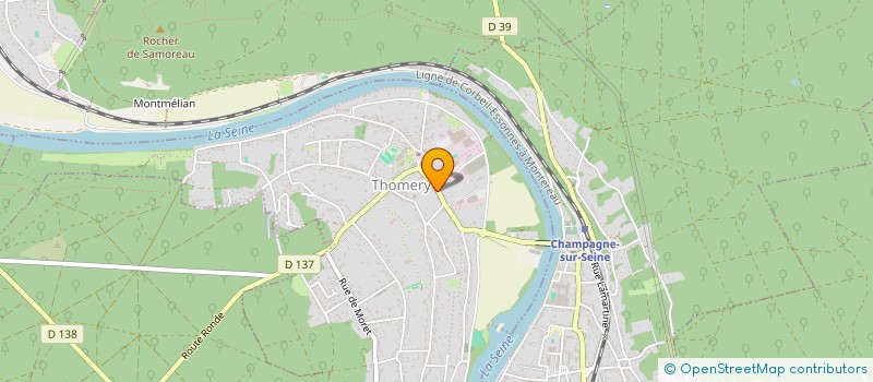 localisation de l'entreprise MADAME ROSE NOELLE CHENIEUX  THOMERY