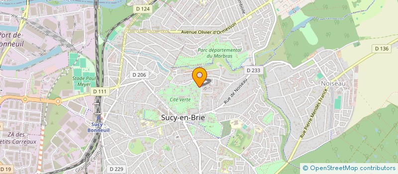 localisation de l'entreprise MADAME ROSE NORMA PAUL  SUCY-EN-BRIE