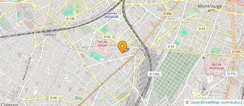 localisation de l'entreprise MADAME ROSE OUOLOGUEM  CHATILLON