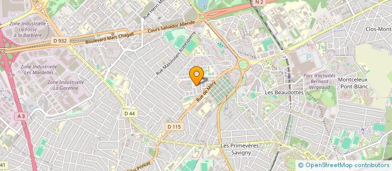 localisation de l'entreprise MADAME ROSE PAILLANT  AULNAY-SOUS-BOIS