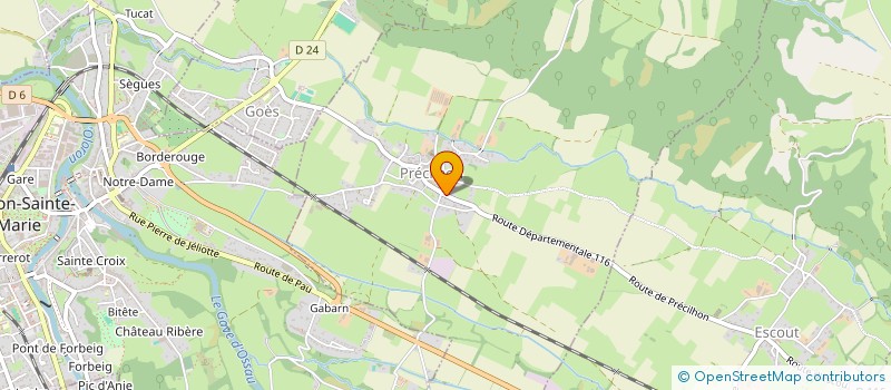 localisation de l'entreprise MADAME ROSE PENEN  OLORON-SAINTE-MARIE