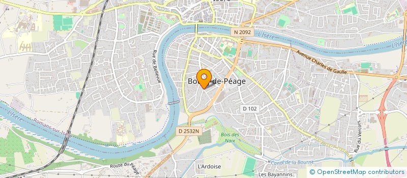 localisation de l'entreprise MADAME ROSE PONS  BOURG-DE-PEAGE