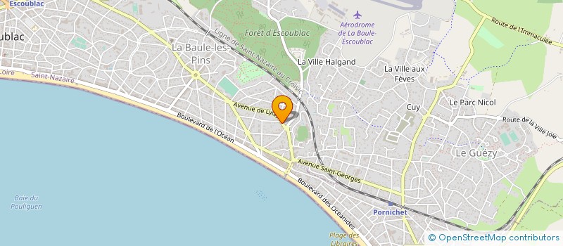 localisation de l'entreprise MADAME ROSE PRIOUZEAU  LA BAULE-ESCOUBLAC