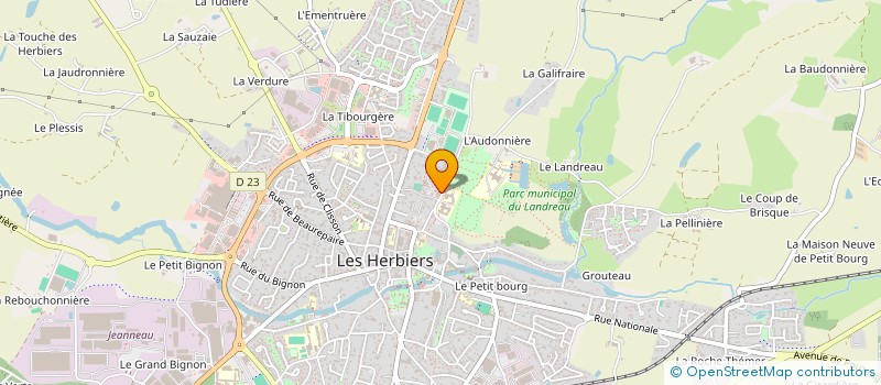 localisation de l'entreprise MADAME ROSE RAMBAUD  LES HERBIERS