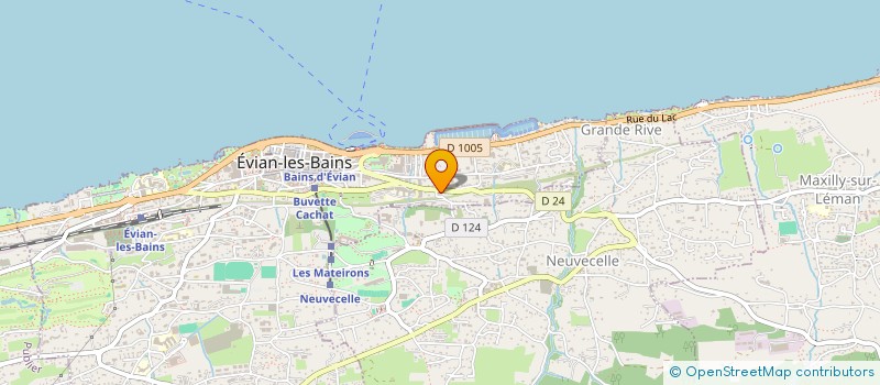 localisation de l'entreprise MADAME ROSE REBOUL  EVIAN-LES-BAINS