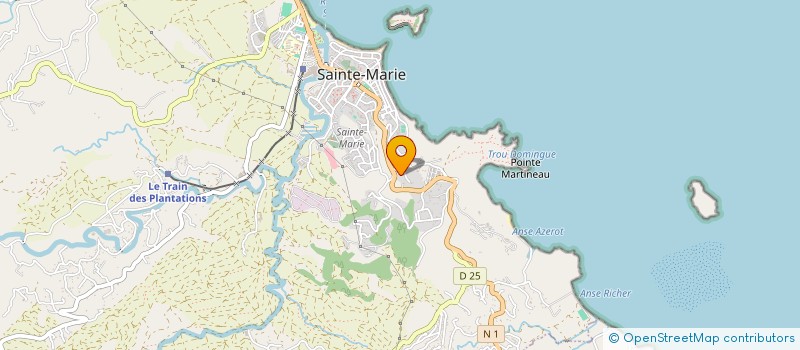 localisation de l'entreprise MADAME ROSE-ROSETTE CABANNAIS à SAINTE-MARIE