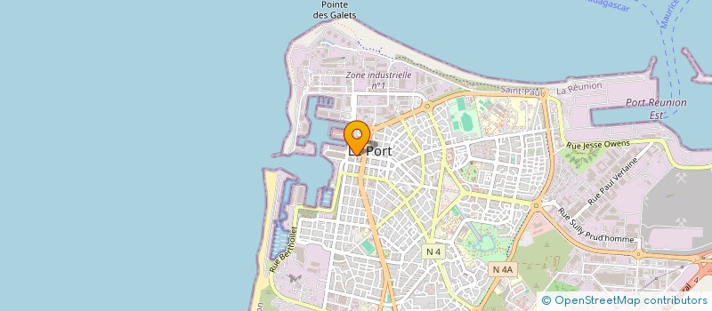 localisation de l'entreprise MADAME ROSE ROUSTANJEE CAVADJEE  LE PORT