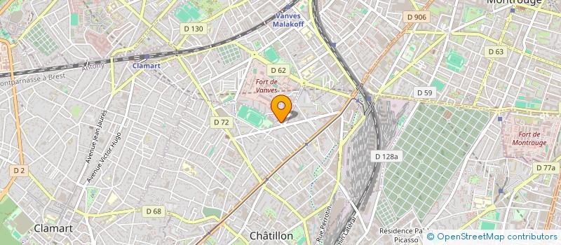 localisation de l'entreprise MADAME ROSE SAMMARITANO  CHATILLON