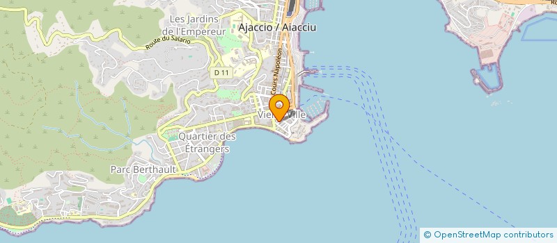 localisation de l'entreprise MADAME ROSE SANDY à AJACCIO