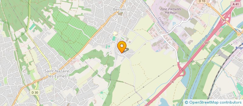 localisation de l'entreprise MADAME ROSE SAULI  BERNIN