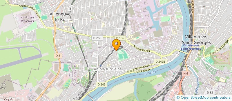 localisation de l'entreprise MADAME ROSE SILVA  ABLON-SUR-SEINE