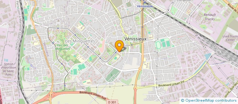 localisation de l'entreprise MADAME ROSE SILVA GONCALVES  VENISSIEUX