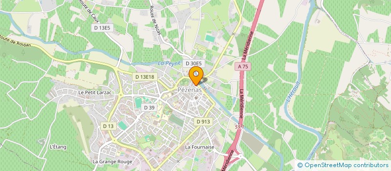 localisation de l'entreprise MADAME ROSE SUAU  PEZENAS