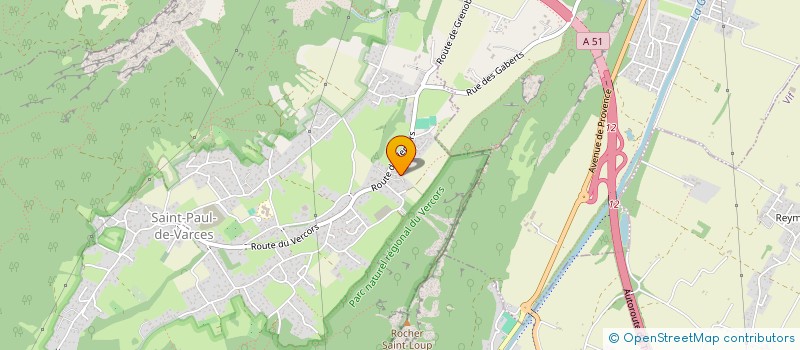 localisation de l'entreprise MADAME ROSE VAIDI VAHEDI  SAINT-PAUL-DE-VARCES