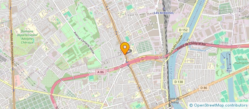 localisation de l'entreprise MADAME ROSE VALENTE  THIAIS