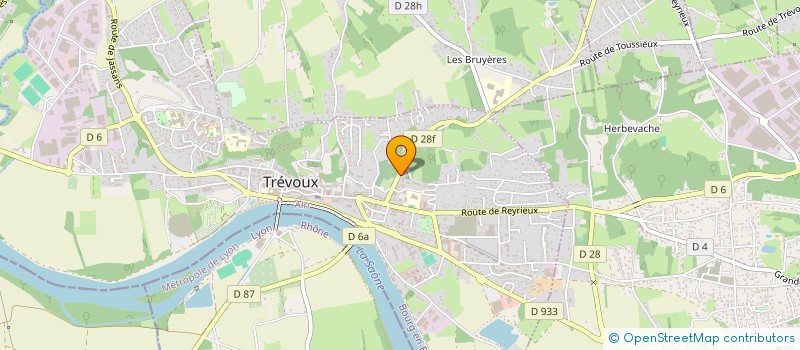 localisation de l'entreprise MADAME ROSEANNY ELOY DE MORAIS LOPES à TREVOUX