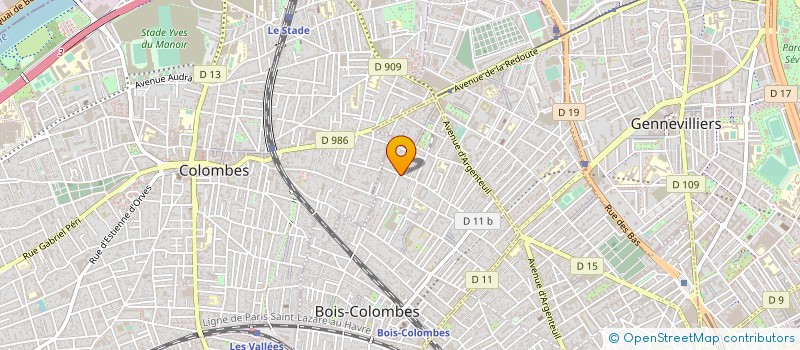 localisation de l'entreprise MADAME ROSELANE ETTALI à BOIS COLOMBES