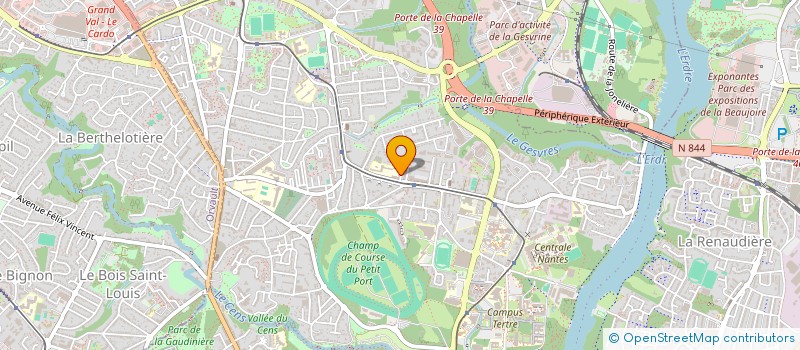 localisation de l'entreprise MADAME ROSELINE ARZEL à NANTES