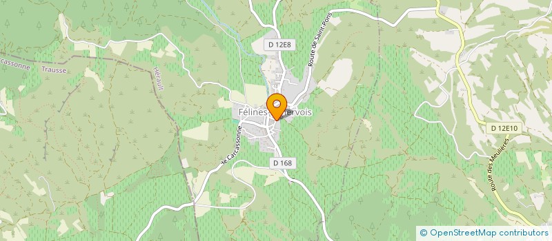 localisation de l'entreprise MADAME ROSELINE BOUSQUET  SIRAN