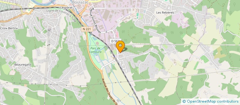 localisation de l'entreprise MADAME ROSELINE CHAMBAUDRY  BOULAZAC ISLE MANOIRE