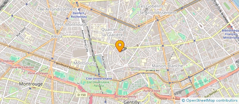 localisation de l'entreprise MADAME ROSELINE DECROIX  PARIS