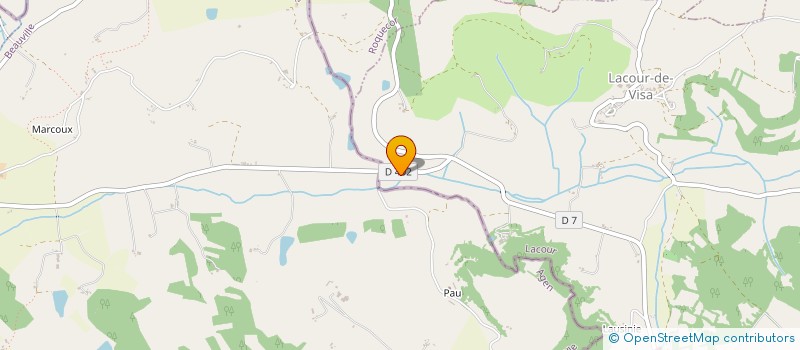 localisation de l'entreprise MADAME ROSELINE DELMAS  FAUROUX