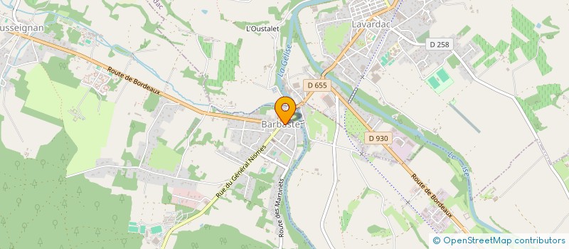 localisation de l'entreprise MADAME ROSELINE DONES  BARBASTE