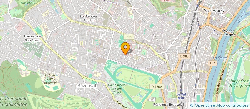 localisation de l'entreprise MADAME ROSELINE DURAND à SURESNES
