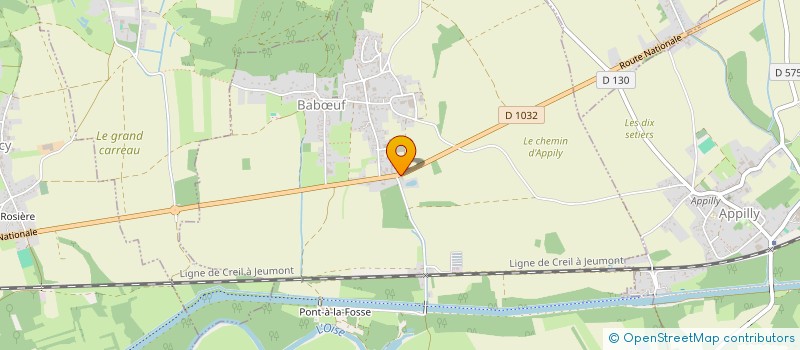 localisation de l'entreprise MADAME ROSELINE FOURMESTRAUX  BABUF