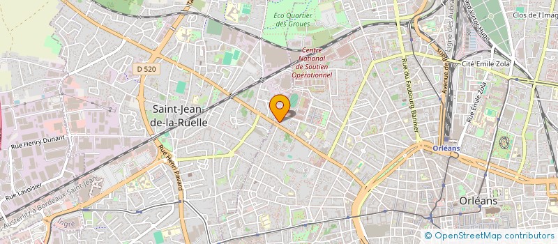localisation de l'entreprise MADAME ROSELINE GARNON  ORLEANS