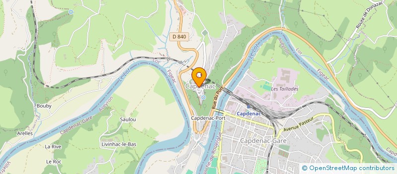 localisation de l'entreprise MADAME ROSELINE GOUBET à FONS