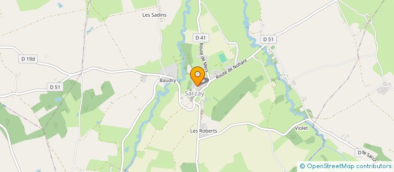 localisation de l'entreprise MADAME ROSELINE LARIVIERE à SARZAY