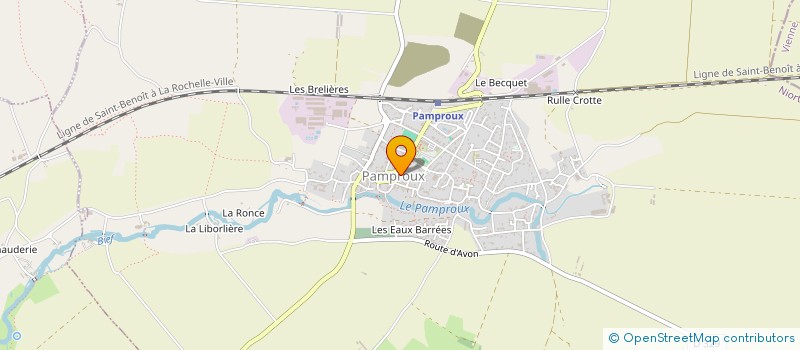 localisation de l'entreprise MADAME ROSELINE LE LOUARN  PAMPROUX