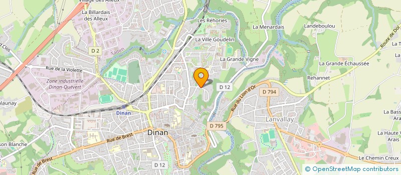 localisation de l'entreprise MADAME ROSELINE LE NAOUR  DINAN