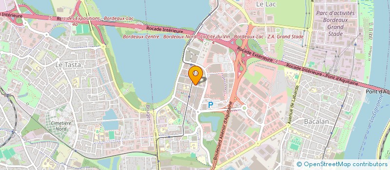 localisation de l'entreprise MADAME ROSELINE LEDOUX  BORDEAUX