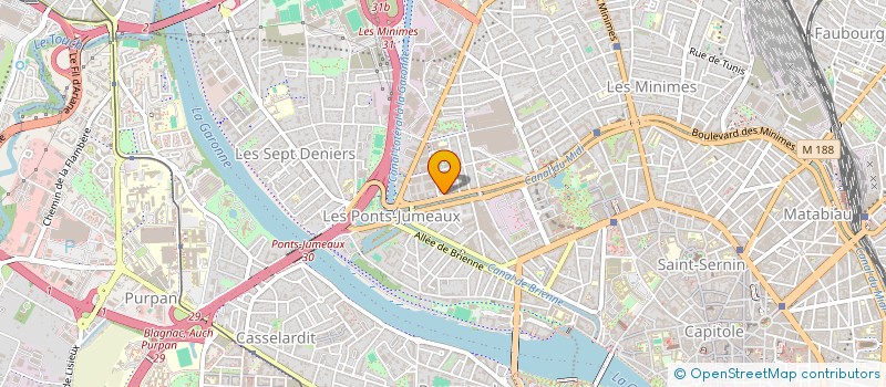 localisation de l'entreprise MADAME ROSELINE LHOSTE à TOULOUSE