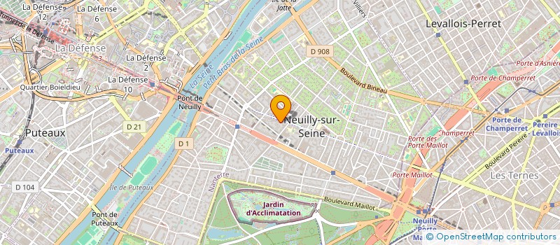 localisation de l'entreprise MADAME ROSELINE MAILLARD à NEUILLY-SUR-SEINE